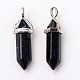 Synthetic Blue Goldstone Pointed Pendants US-G-F295-03H-4