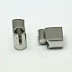 304 Stainless Steel Magnetic Clasps with Glue-in Ends US-STAS-I011-12-4