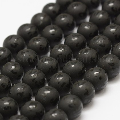 Natural Agate Beads Strands US-G-F451-10mm-01-1