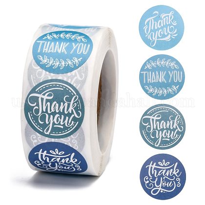 1 Inch Thank You Stickers US-DIY-G013-A10-1