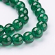 1Strand Dark Green Transparent Crackle Glass Round Beads Strands US-X-CCG-Q001-6mm-17-3