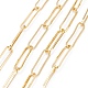 Soldered Brass Paperclip Chains US-CHC-G005-12G-1
