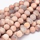 Round Natural Sunstone Beads Strands US-G-K068-29-6mm-1