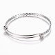Adjustable 304 Stainless Steel Expandable Bangle Making US-BJEW-G482-03P-1