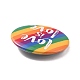 Love is Love Rainbow Iron Brooch US-JEWB-P009-C04-3