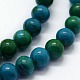 Synthetic Chrysocolla Beads Strands US-G-I199-34-8mm-3