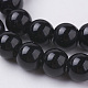 Synthetic Black Stone Beads Strands US-G-G088-8mm-3