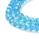 Electroplate Glass Beads Strands US-EGLA-A034-T4mm-L03-3