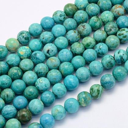 Natural Crazy Agate Beads Strands US-G-G707-8mm-A14-1