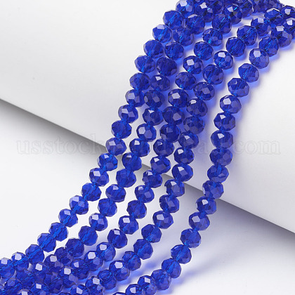 Glass Beads Strands US-EGLA-A034-T4mm-D06-1