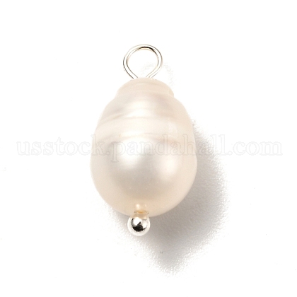 Natural Cultured Freshwater Pearl Pendants US-PALLOY-JF00942-02-1