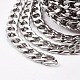 304 Stainless Steel Cuban Link Chains US-X-CHS-E013-17C-1