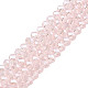 Electroplate Glass Beads Strands US-EGLA-A034-T6mm-A25-1