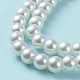 Glass Pearl Beads Strands US-HY-8D-B01-4