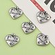 Heart with Word Daughter 316 Surgical Stainless Steel Pendants US-STAS-I061-140-6