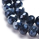 Faceted Rondelle Glass Beads Strands US-GR8MMY-27L-3