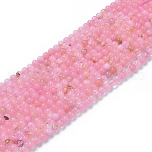 Natural Rose Quartz Beads Strands US-G-F591-04-6mm