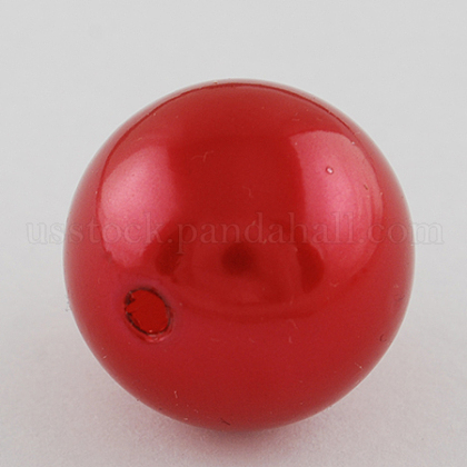 Imitated Pearl Acrylic Beads US-PACR-20D-42-1