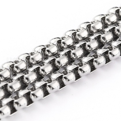 304 Stainless Steel Box Chains US-CHS-B001-01P-1