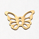 Butterfly 304 Stainless Steel Charms US-STAS-F094-14-2
