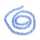 Electroplate Glass Beads Strands US-EGLA-A034-T4mm-L04-2