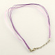 Multi-strand Necklace Cord for Jewelry Making US-NJEW-R218-07-2