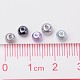 Silver-Grey Mix Pearlized Glass Pearl Beads US-HY-X006-4mm-13-4