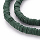 Flat Round Eco-Friendly Handmade Polymer Clay Beads US-CLAY-R067-6.0mm-49-3