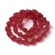 Transparent Frosted Glass Beads Strands US-FGLA-S001-02H-2