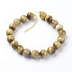 Natural Gold Tiger Eye Beads Strands US-G-C076-10mm-1AA-2