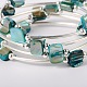 Shell Beads Wrap Bracelets US-BJEW-JB01608-3