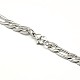 Fashionable 304 Stainless Steel Figaro Chain Necklaces for Men US-STAS-A028-N016P-3