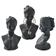 Stereoscopic Plastic Jewelry Necklace Display Busts US-NDIS-N003-01-1