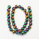 Non-magnetic Synthetic Hematite Beads Strands US-G-S096-10mm-M-3