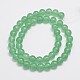 Natural & Dyed Malaysia Jade Bead Strands US-G-A146-8mm-A04-2