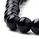Natural Black Onyx Beads Strands&nbsp;US-G-S259-19-6mm-3
