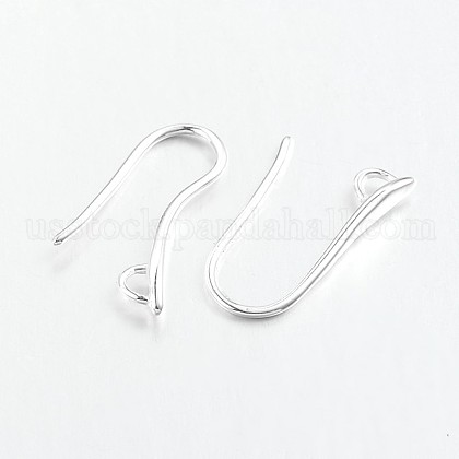 Brass Earring Hooks for Earring Designs US-KK-M142-02S-RS-1