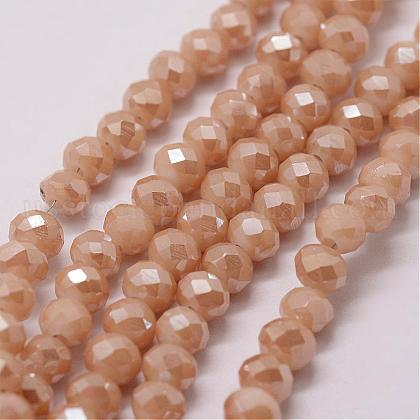 Electroplate Glass Bead Strands US-GLAA-K016-3x4mm-02PL-1