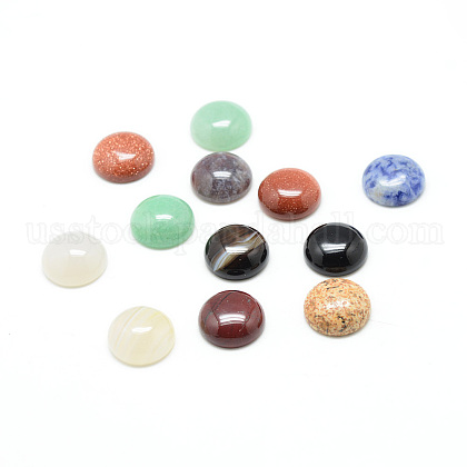 Natural & Synthetic Gemstone Cabochons US-G-T020-14mm-M-1