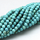 Natural Magnesite Beads Strands US-TURQ-G103-8mm-01-4