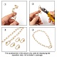 Brass Micro Pave Clear Cubic Zirconia Screw Carabiner Lock Charms US-ZIRC-T010-10G-4