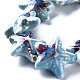 Handmade Porcelain Ceramic Beads Strands US-PORC-Q265-010A-3