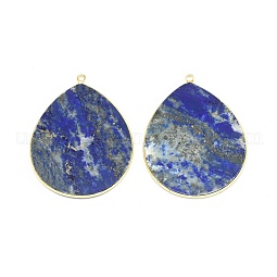 Dyed Natural Lapis Lazuli Pendants US-G-E526-01E