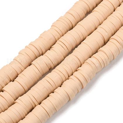 Handmade Polymer Clay Bead Strands US-CLAY-T002-6mm-15-1