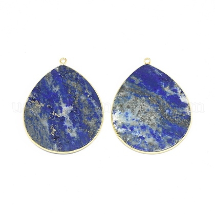 Dyed Natural Lapis Lazuli Pendants US-G-E526-01E-1