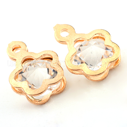 Iron Glass Charms US-IFIN-Q116-05-1
