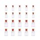 20 Pcs Mini Clear Glass Jars Bottles with Cork Stoppers and Eye Pins for Crafts Projects Size 10x18mm and 22x15mm in One Box US-AJEW-PH0003-01-2