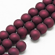 Rubberized Style Acrylic Beads Strands US-MACR-S835-20mm-04-1