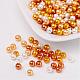 Caramel Mix Pearlized Glass Pearl Beads US-HY-X006-4mm-02-1