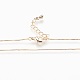 Brass Chain Necklaces US-X-NJEW-P222-05G-2